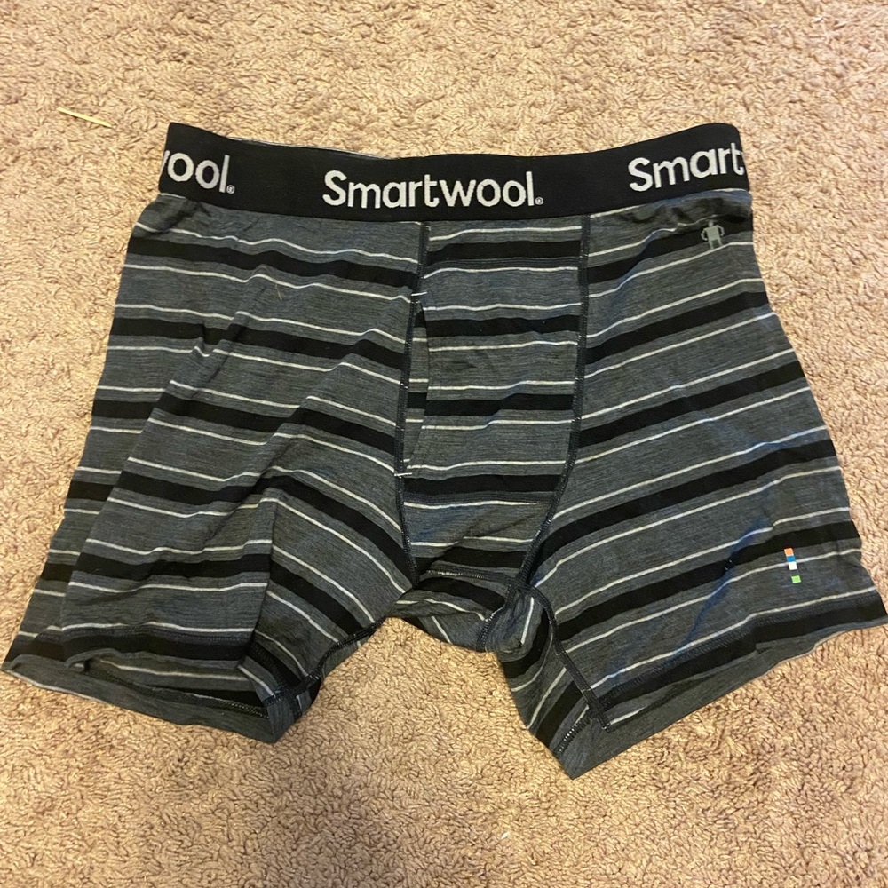 Smartwool Men Merino Wool Boxer Briefs Medium